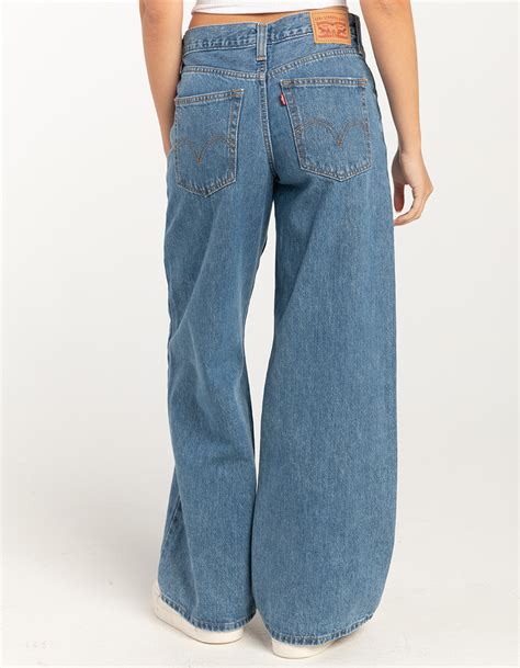 levi's women's '94 baggy cargo|levi's women's 94 baggy wide leg jean.